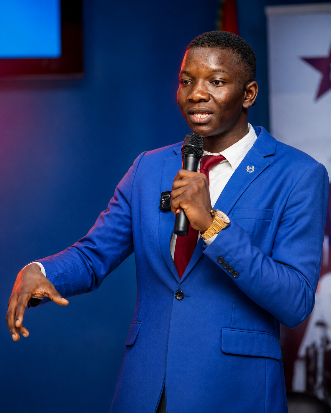 Popy Traoré en contexte de travail